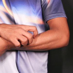 Patient having itchy rash