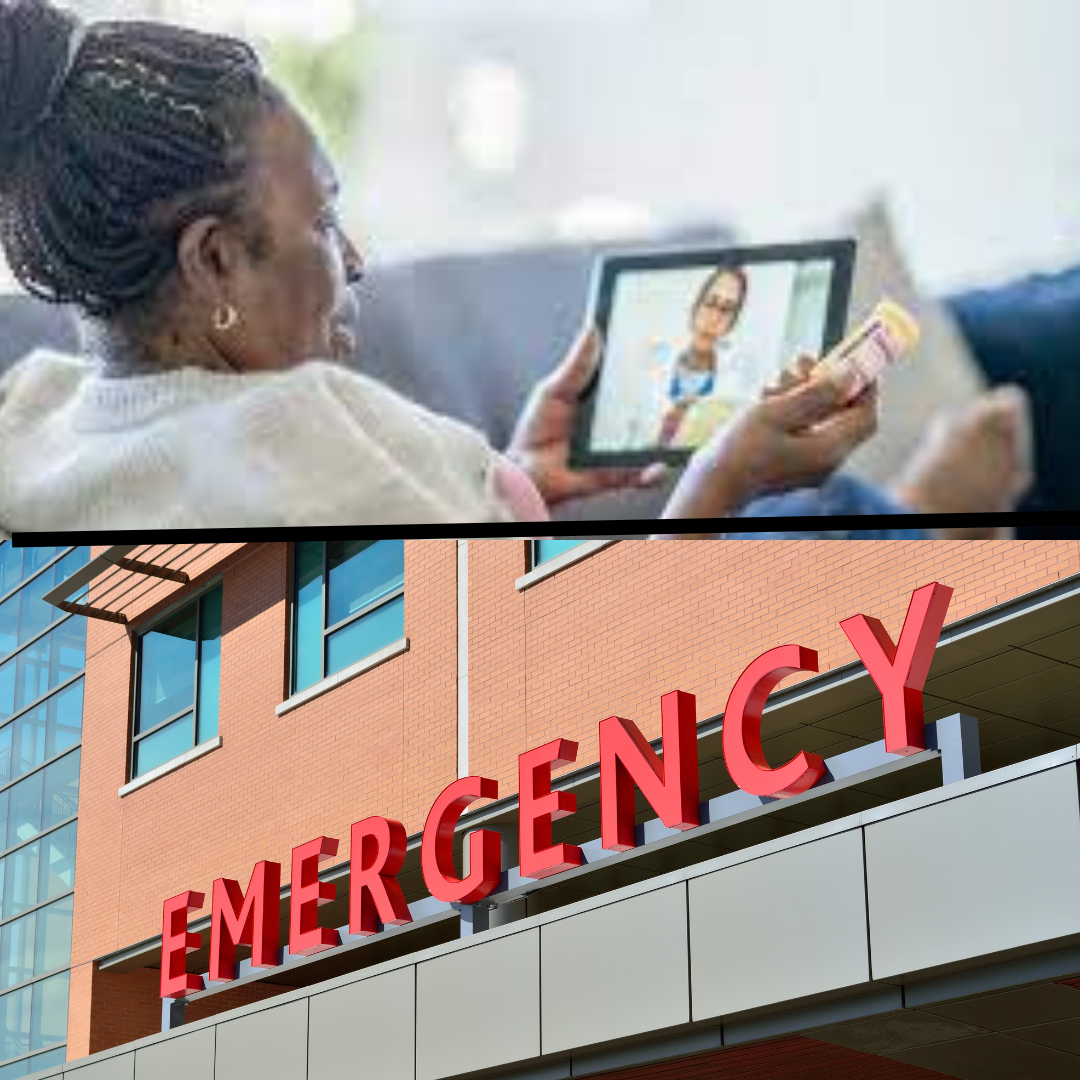 Comparison of urgent care vs. emergency room settings.