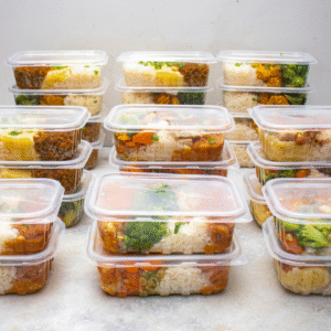 Storing Thanksgiving leftovers safely to prevent foodborne illness.